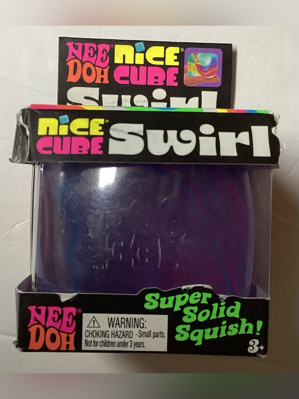 ONE/ Authentic NEEDOH nice cube Swirl/ Purple / Blue